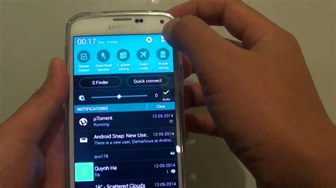 nfc on Samsung Galaxy s5